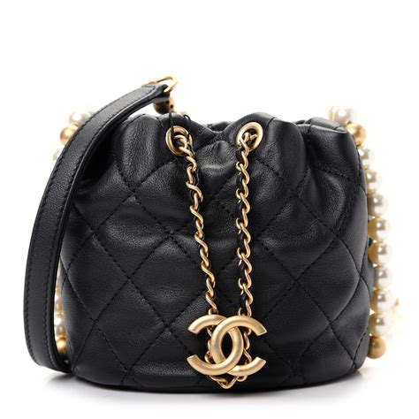 chanel mini drawstring bag pearl|Chanel Mini About Pearls Drawstring Bag .